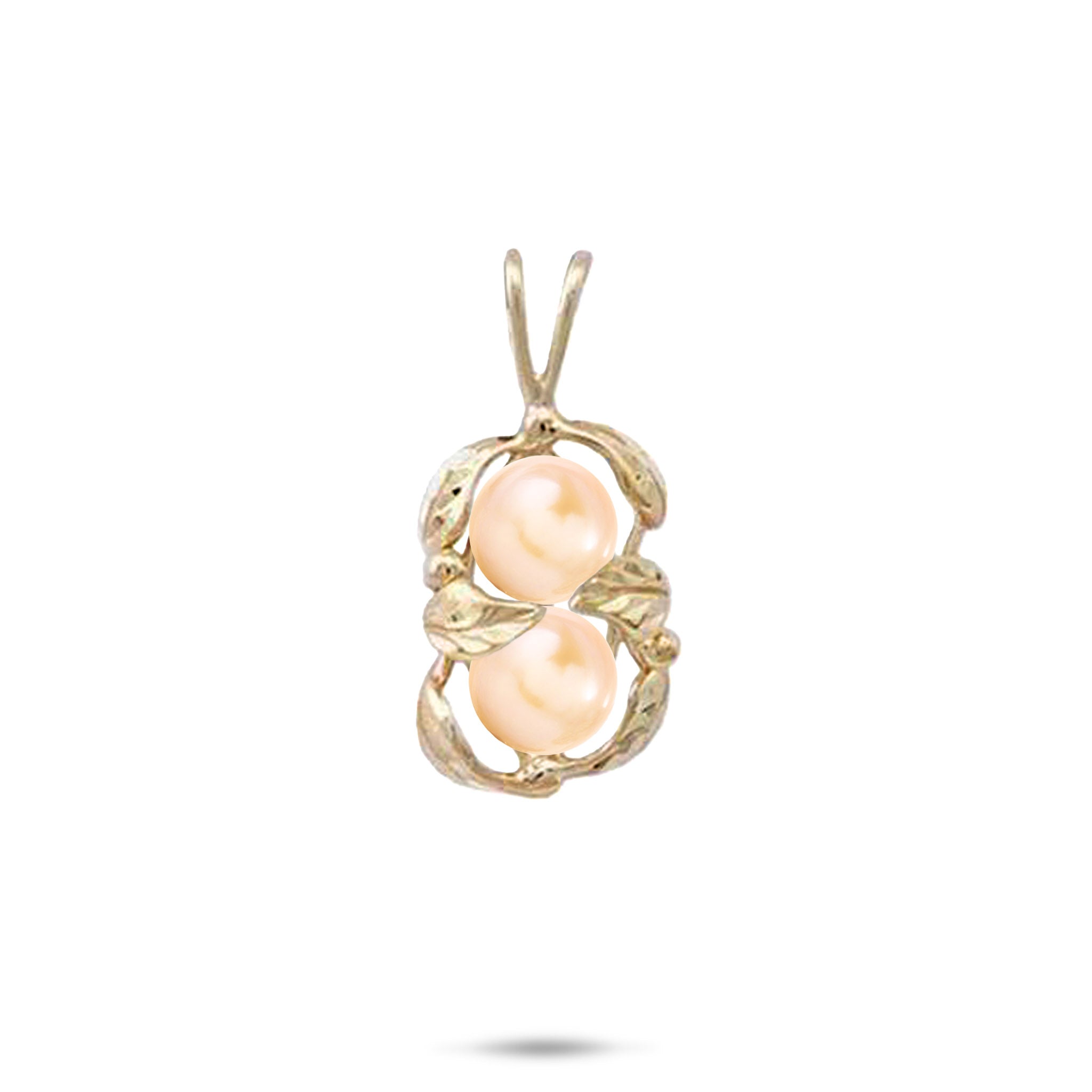 Pick A Pearl Maile Pendant in Gold - 18mm