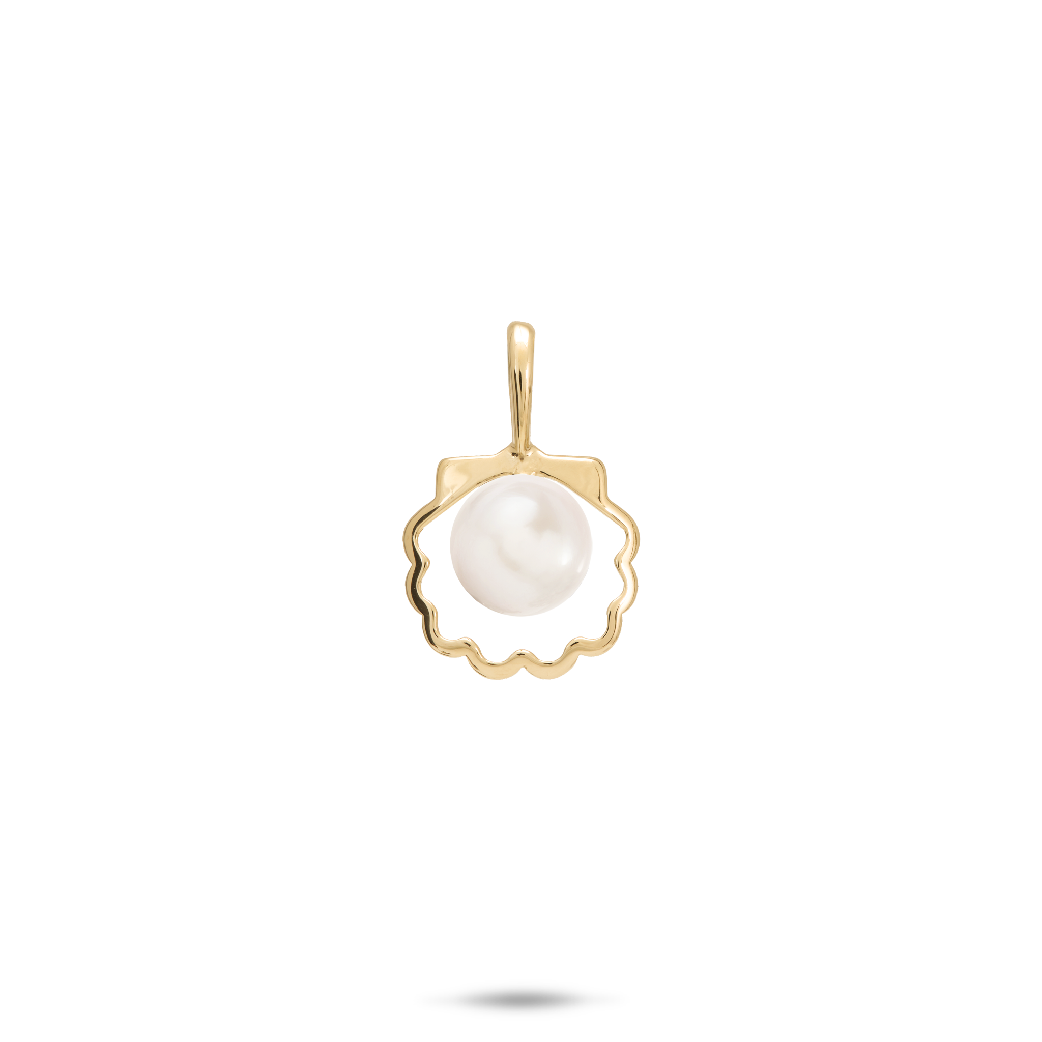 GoldのPearl Seashellペンダントを選ぶ -  11mm